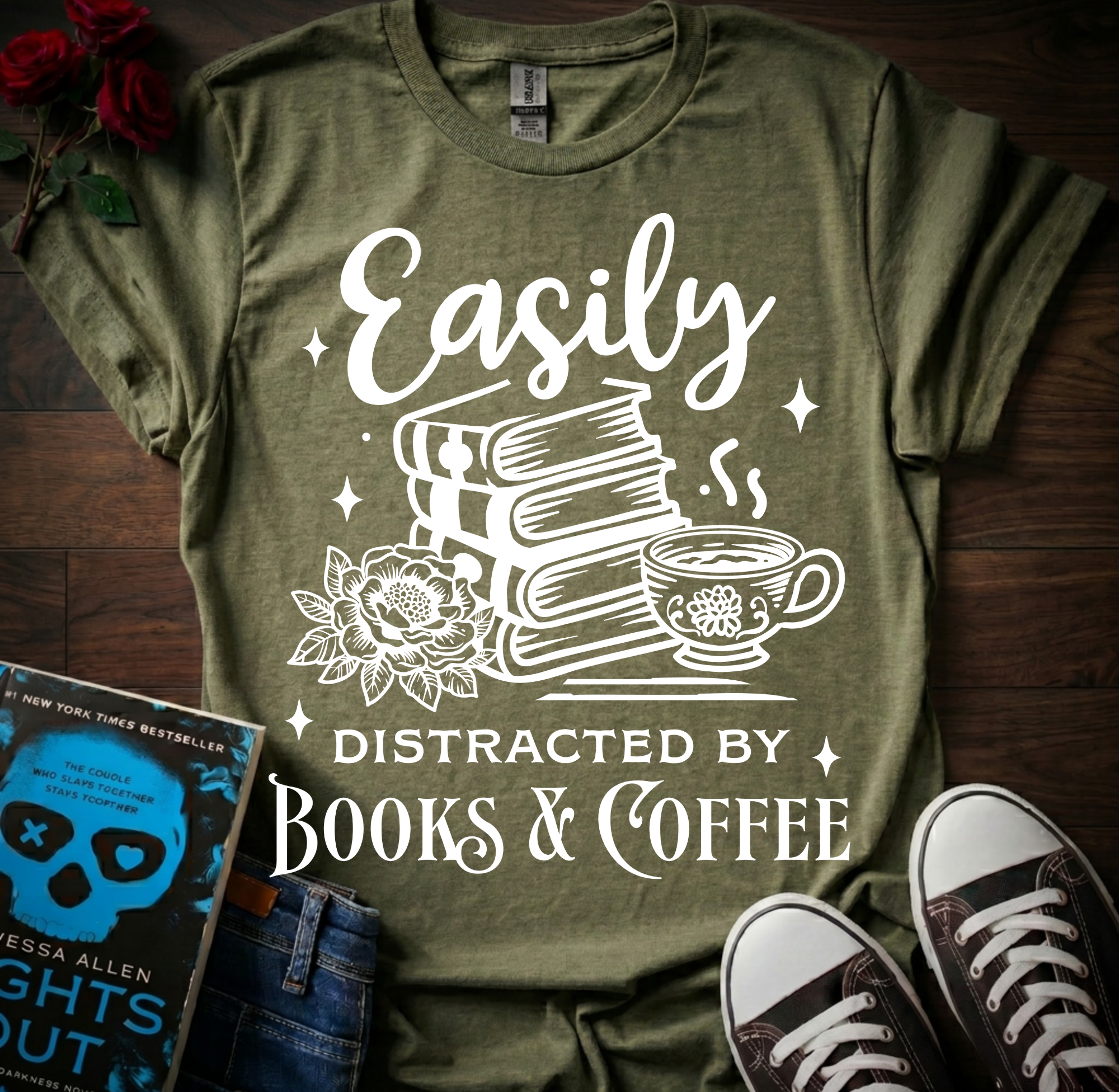 Books & Coffee T-Shirt