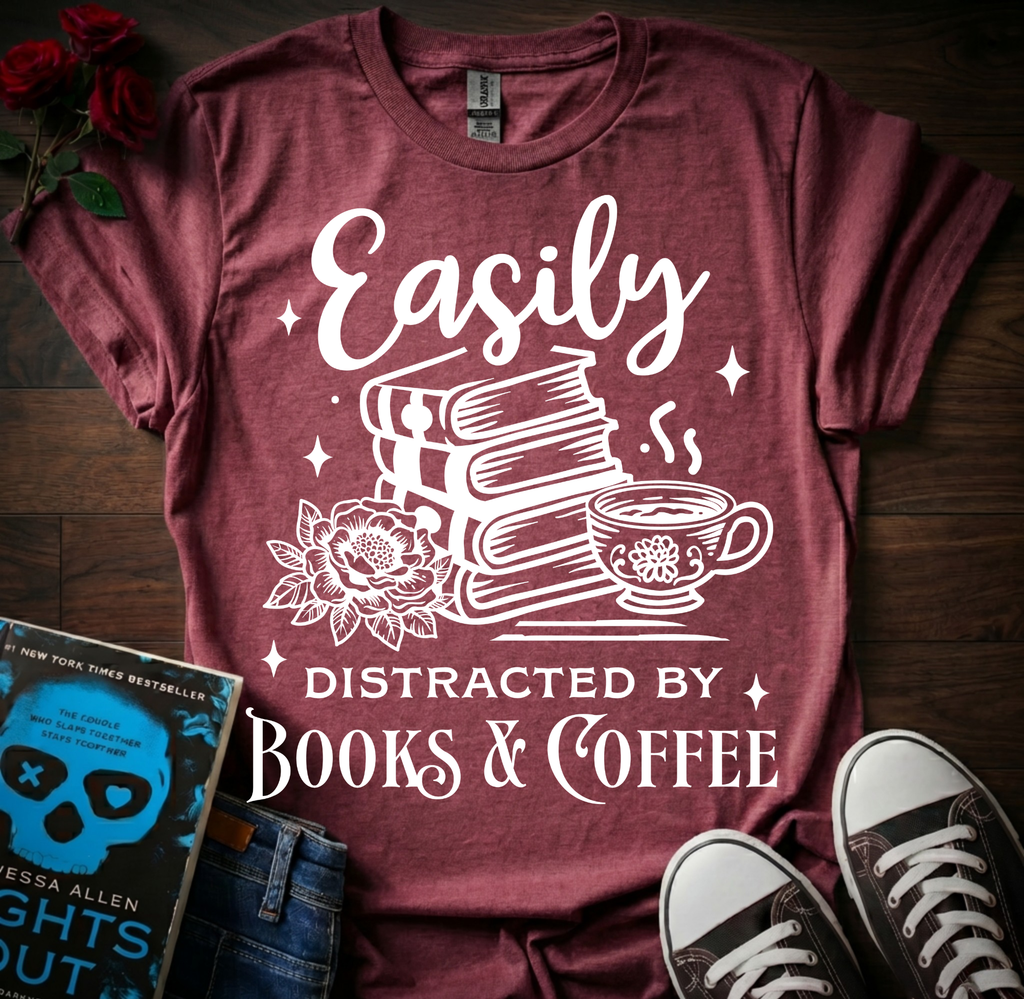 Books & Coffee T-Shirt