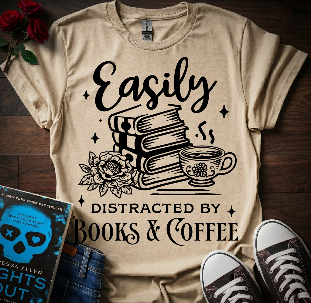 Books & Coffee T-Shirt