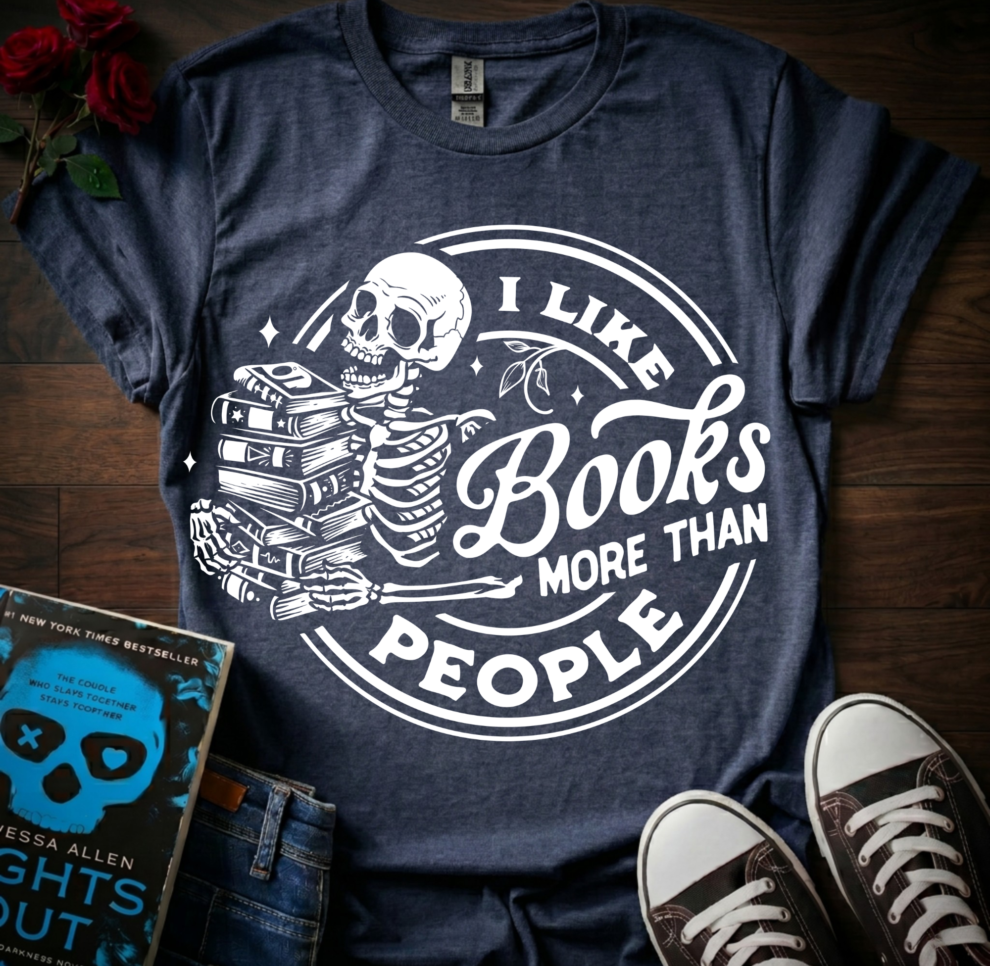 Like Books More T-Shirt