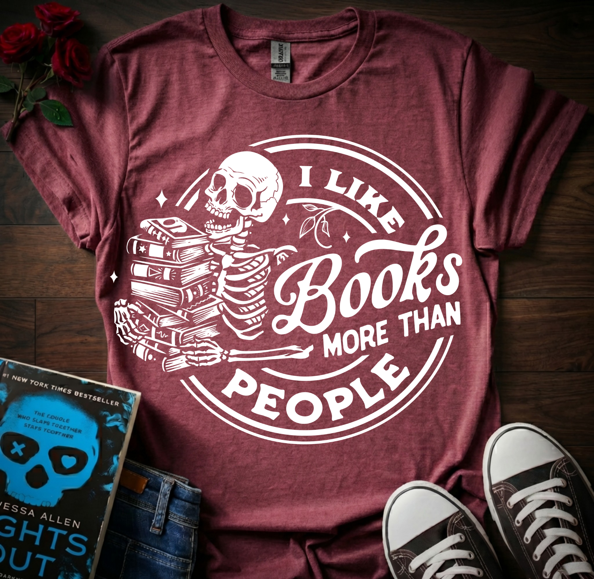 Like Books More T-Shirt