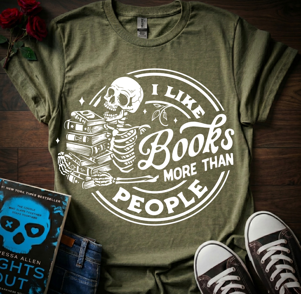 Like Books More T-Shirt
