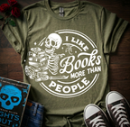 Like Books More T-Shirt
