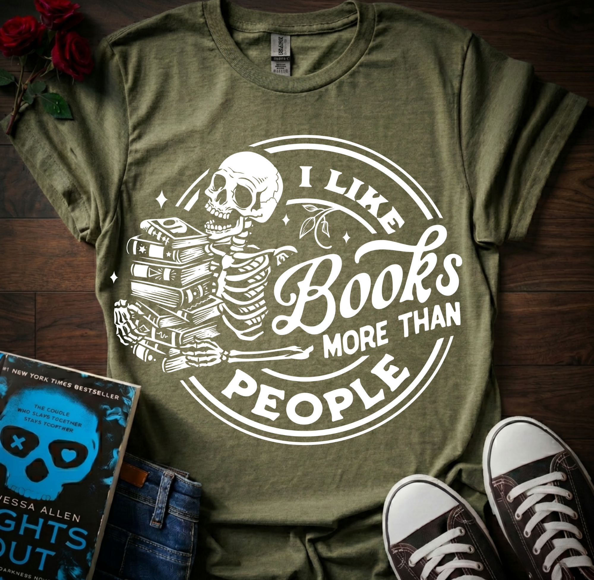 Like Books More T-Shirt