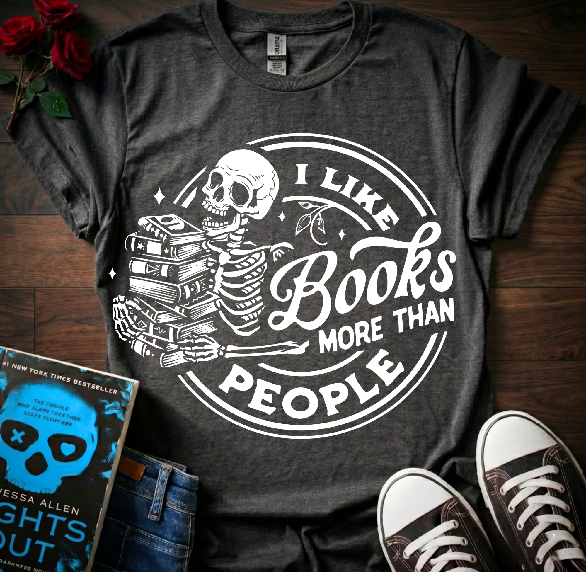 Like Books More T-Shirt