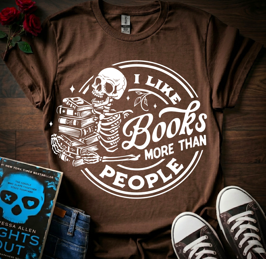 Like Books More T-Shirt