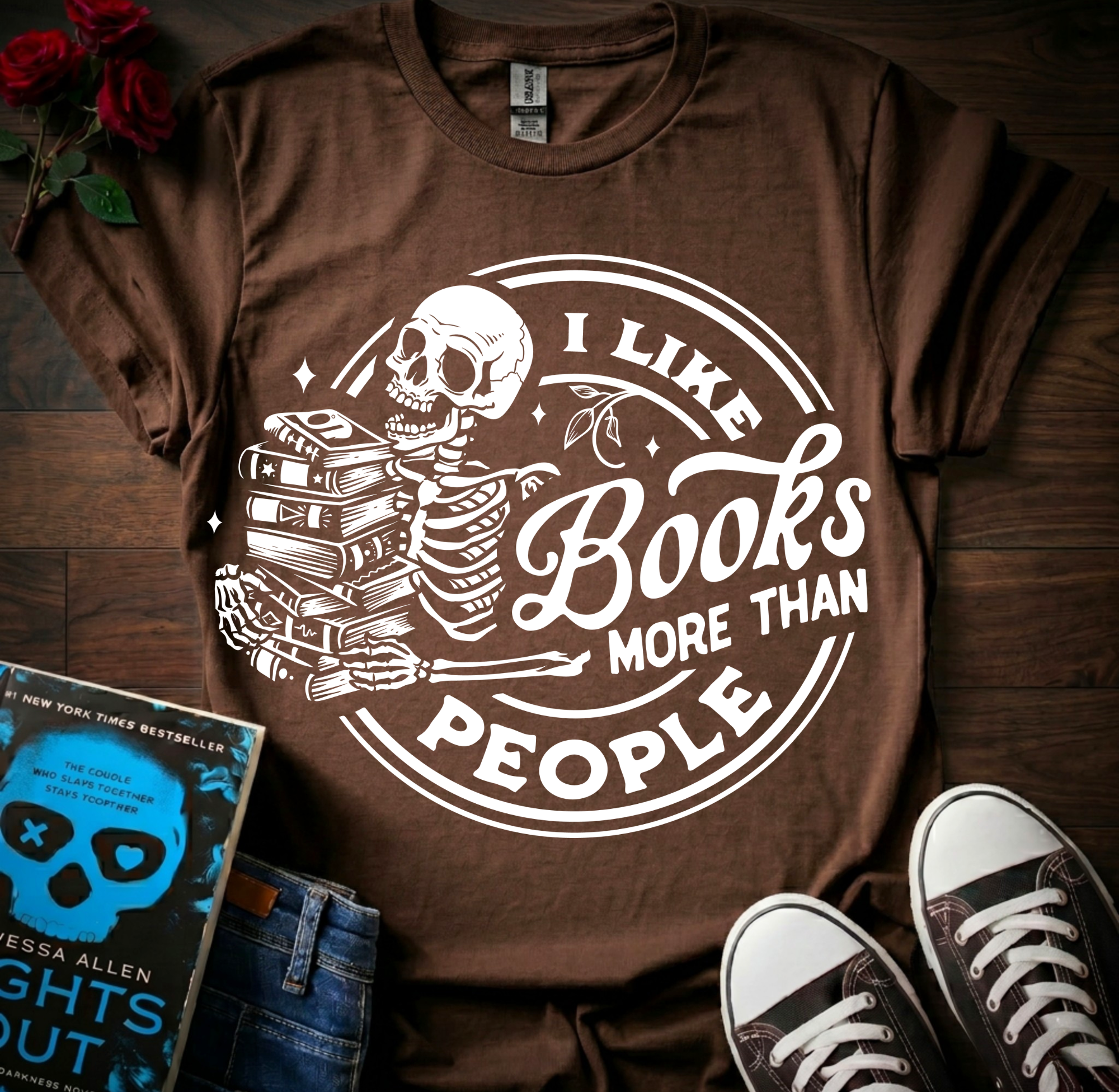 Like Books More T-Shirt