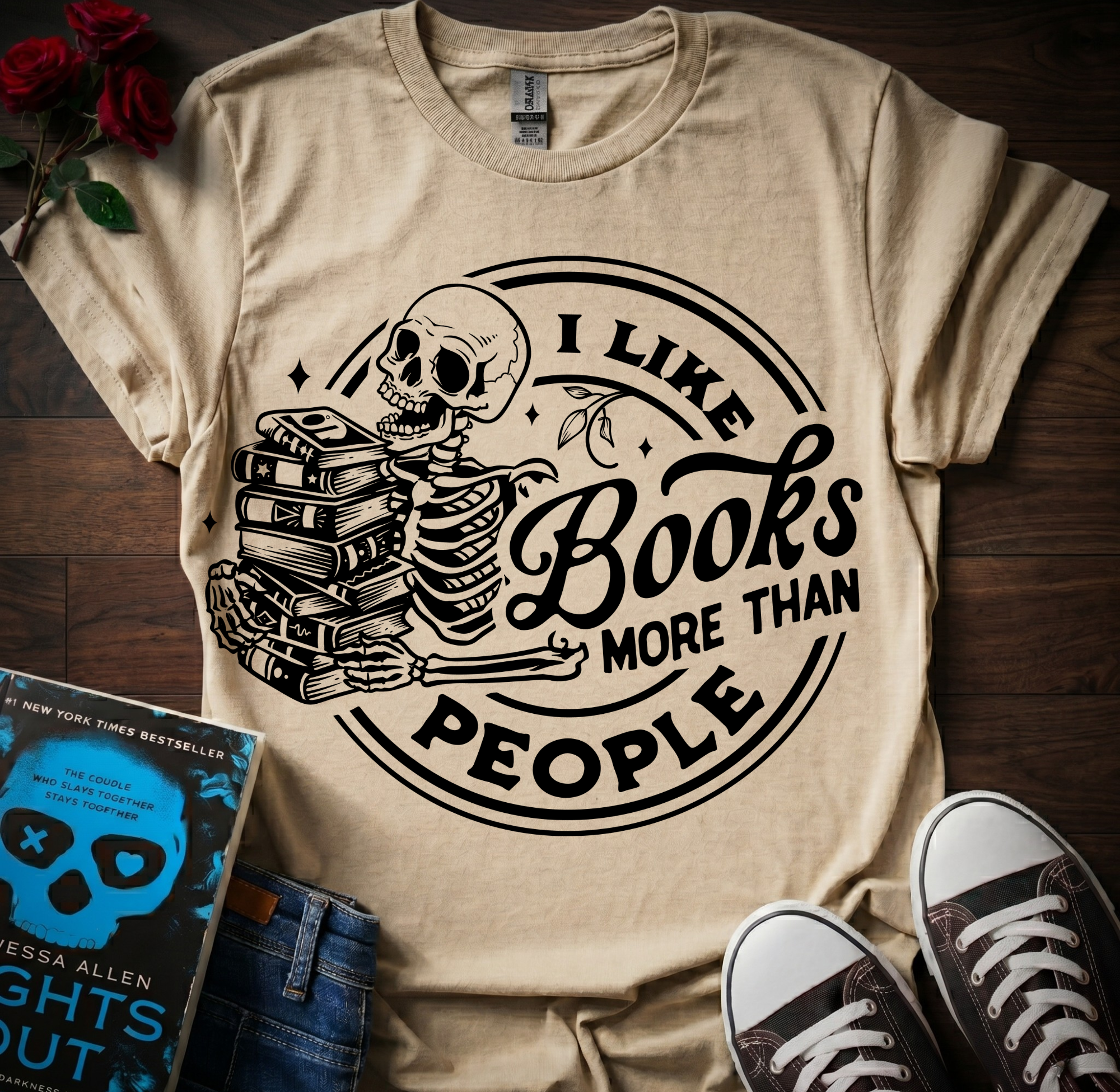 Like Books More T-Shirt