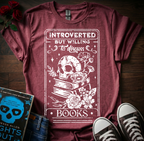 Willing To Discuss Books T-Shirt