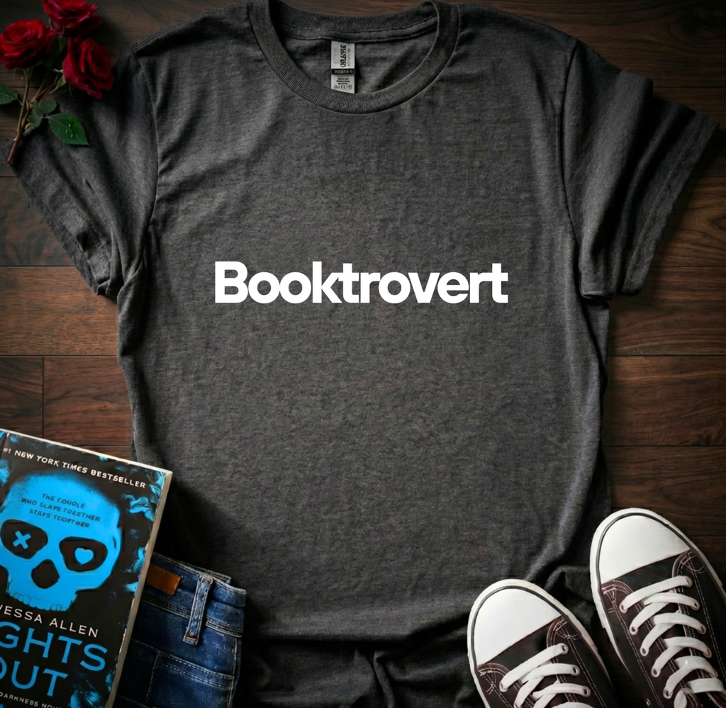 Booktrovert T-Shirt (Front & Back Prints)