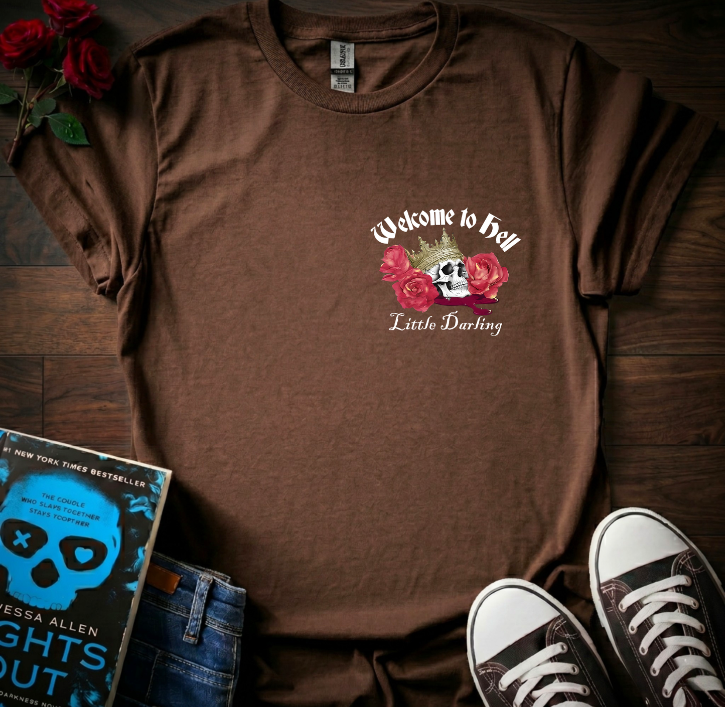 Welcome To Hell T-Shirt (Front & Back Prints)