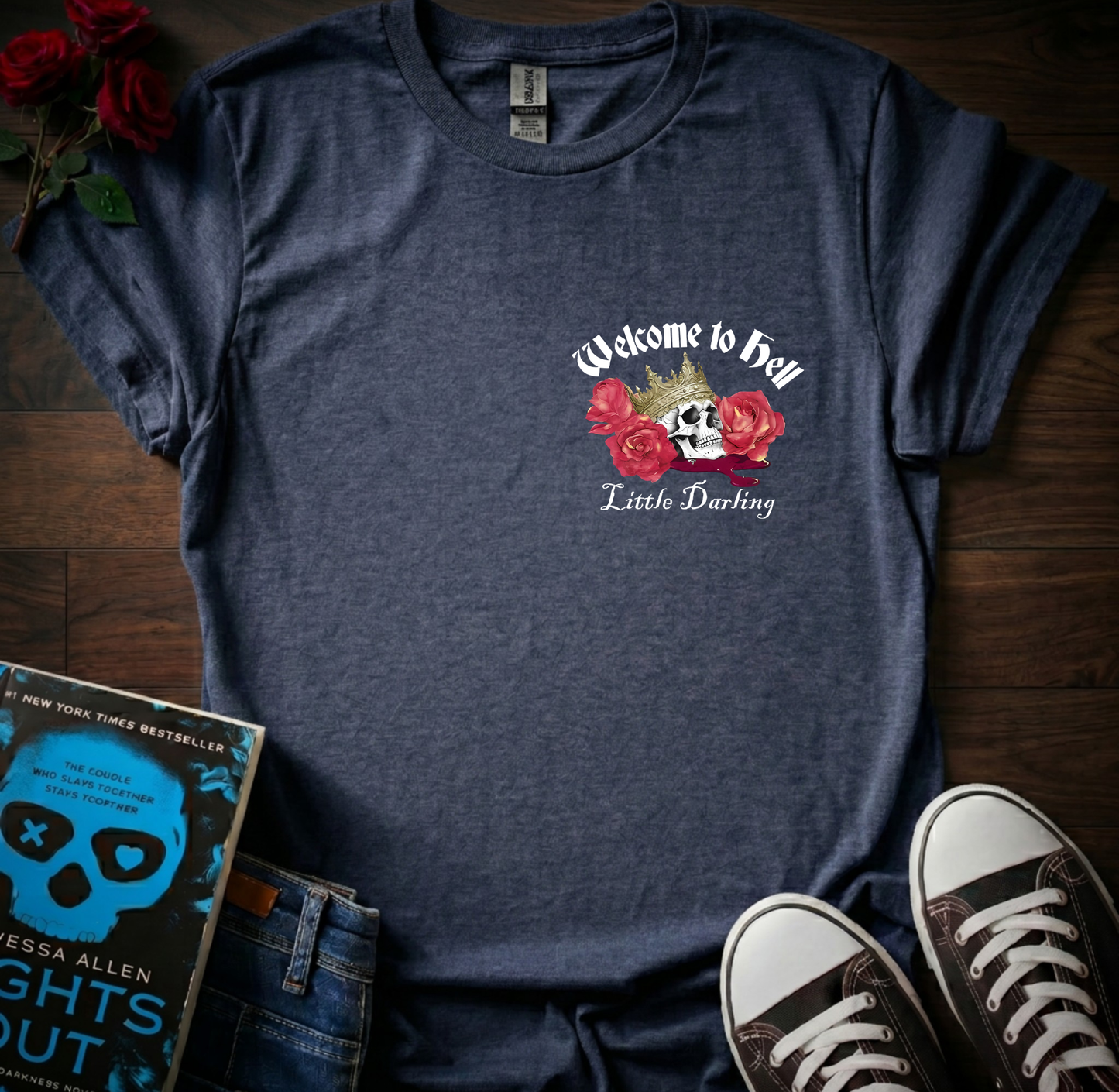 Welcome To Hell T-Shirt (Front & Back Prints)