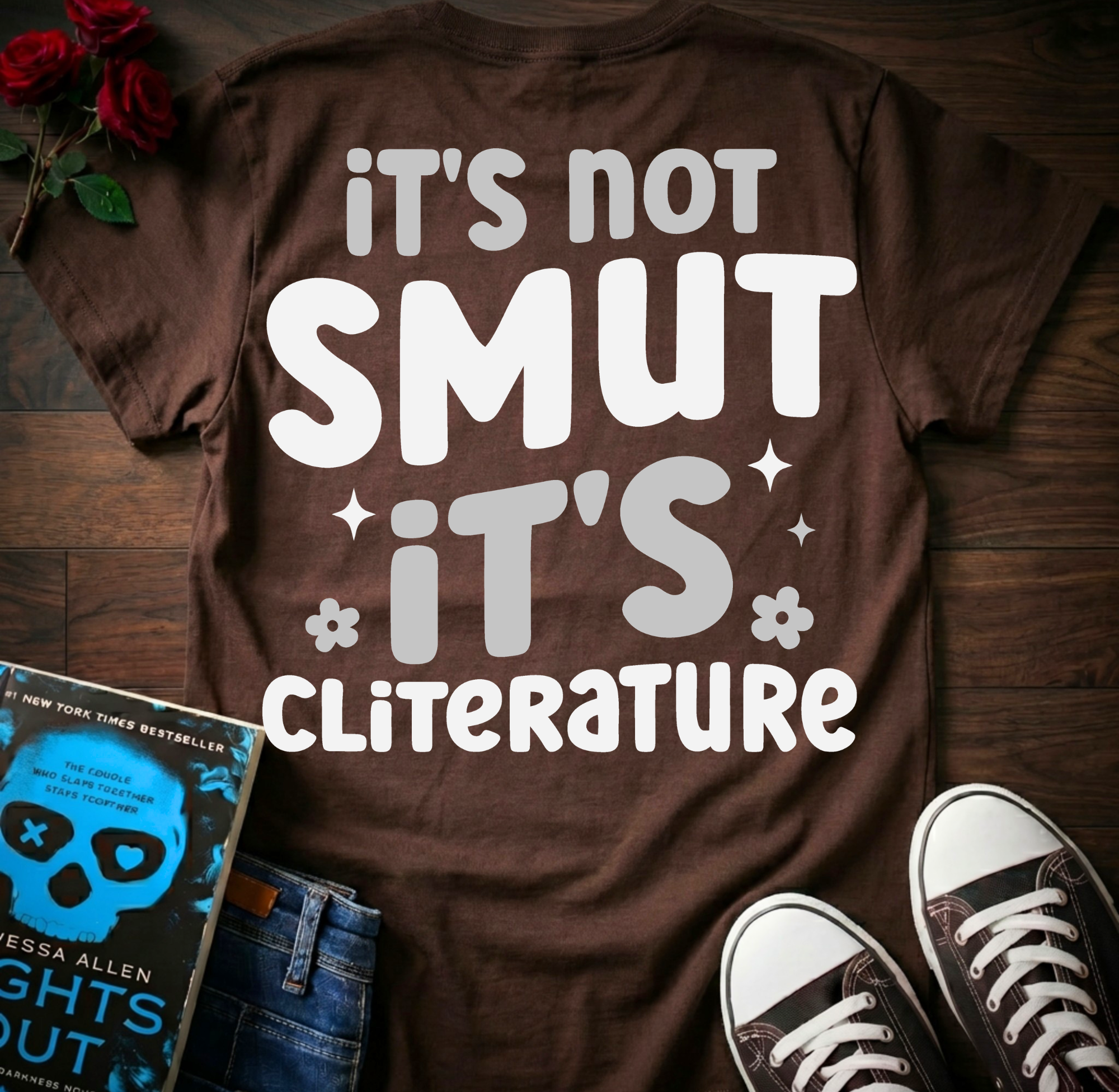 Cliterature T-Shirt (Back Print)