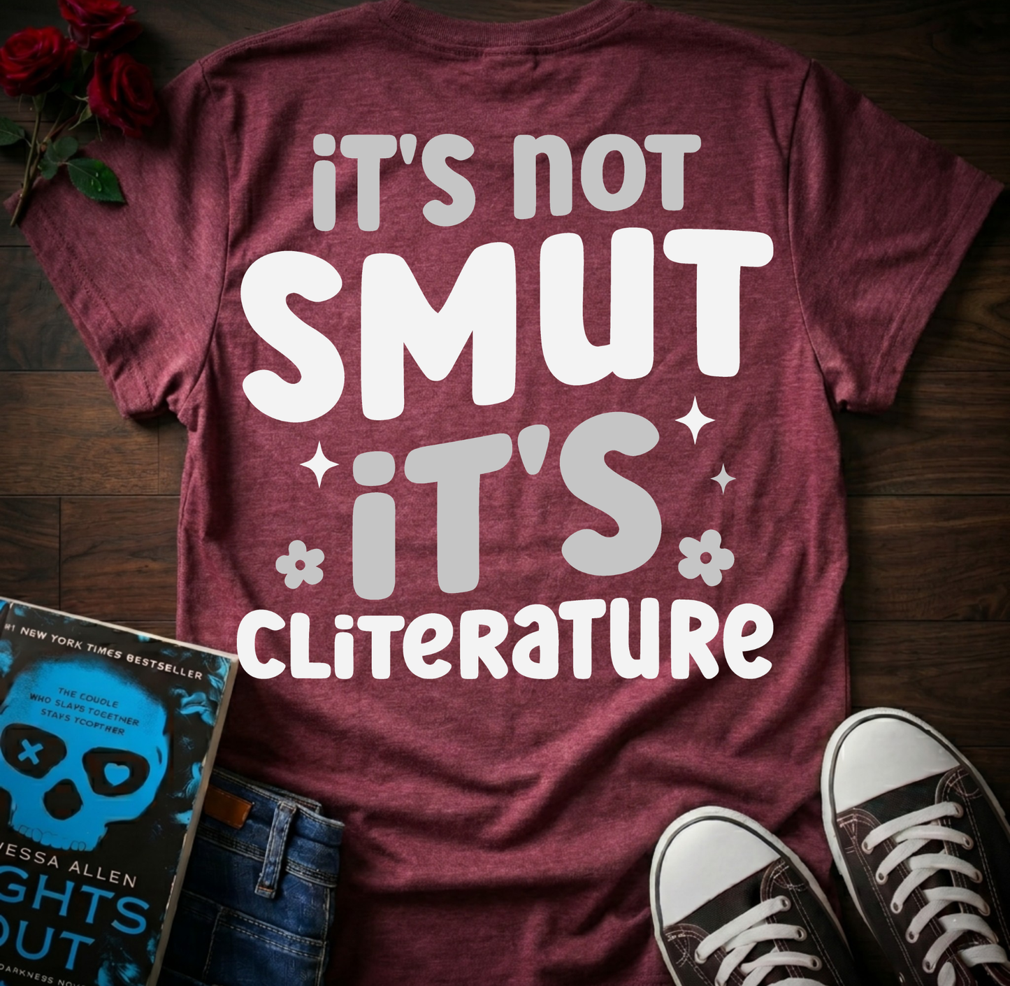 Cliterature T-Shirt (Back Print)