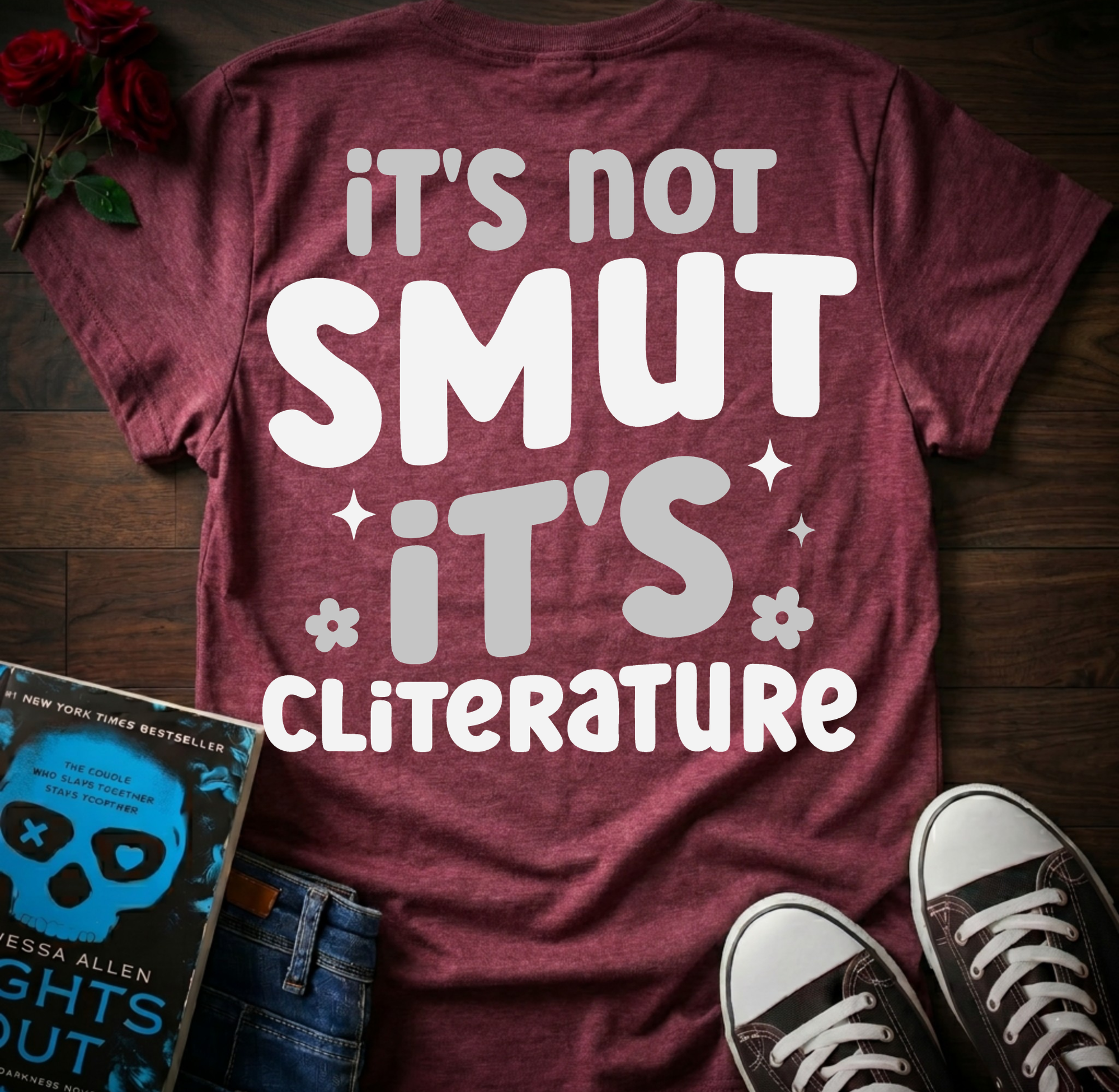 Cliterature T-Shirt (Back Print)