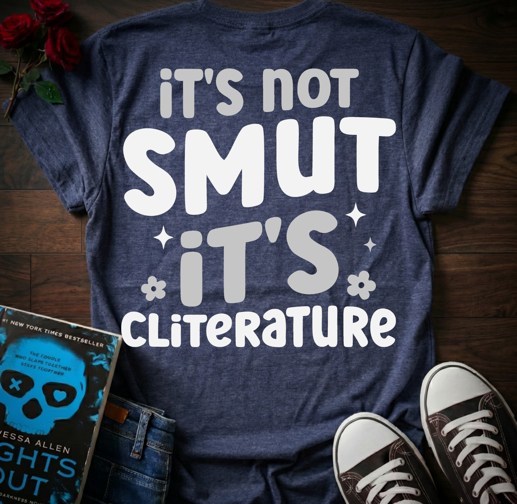 Cliterature T-Shirt (Back Print)