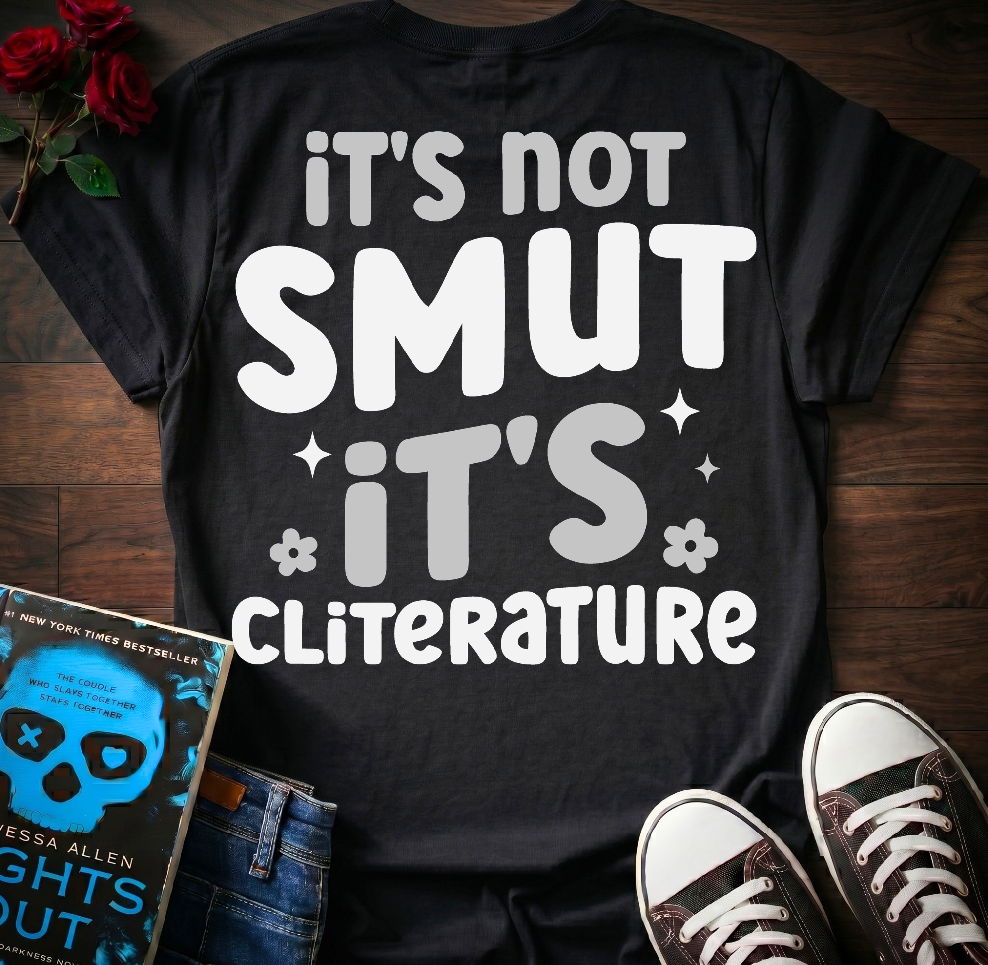 Cliterature T-Shirt (Back Print)