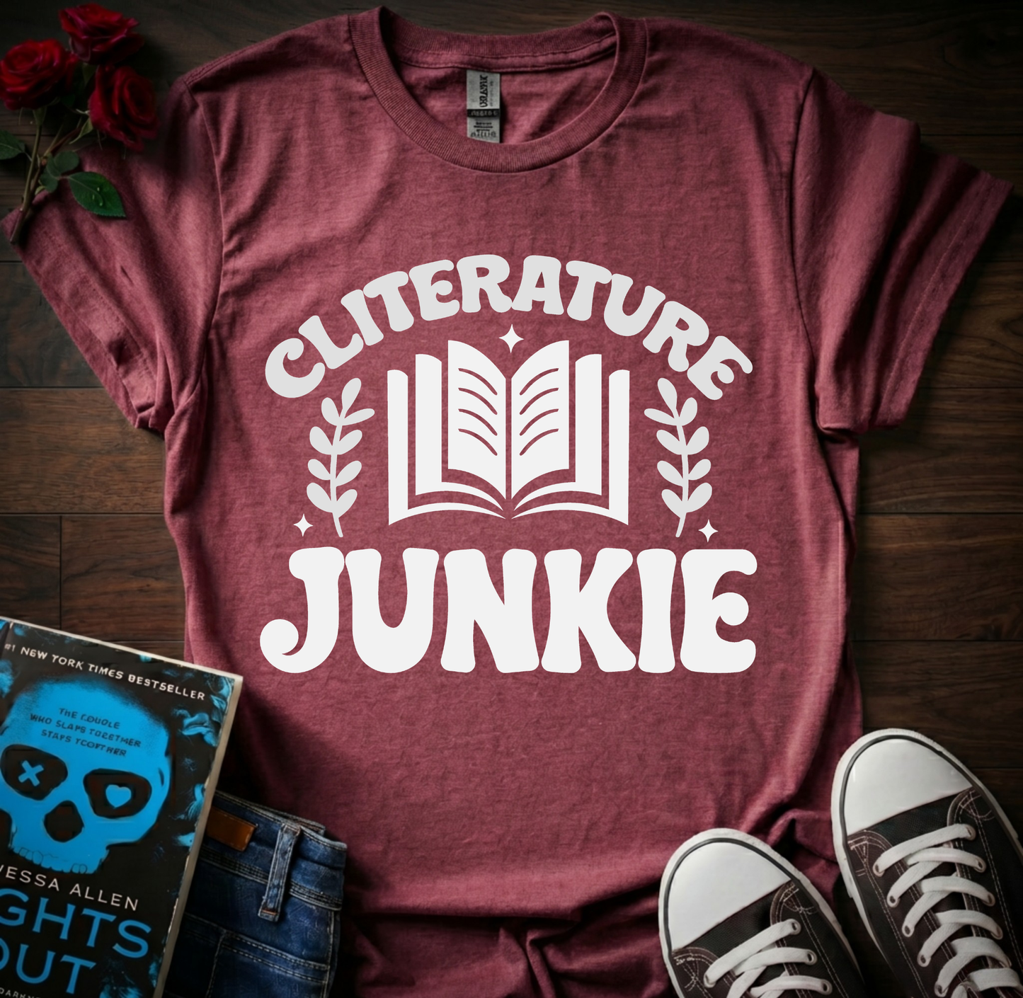 Cliterture Junkie T-Shirt