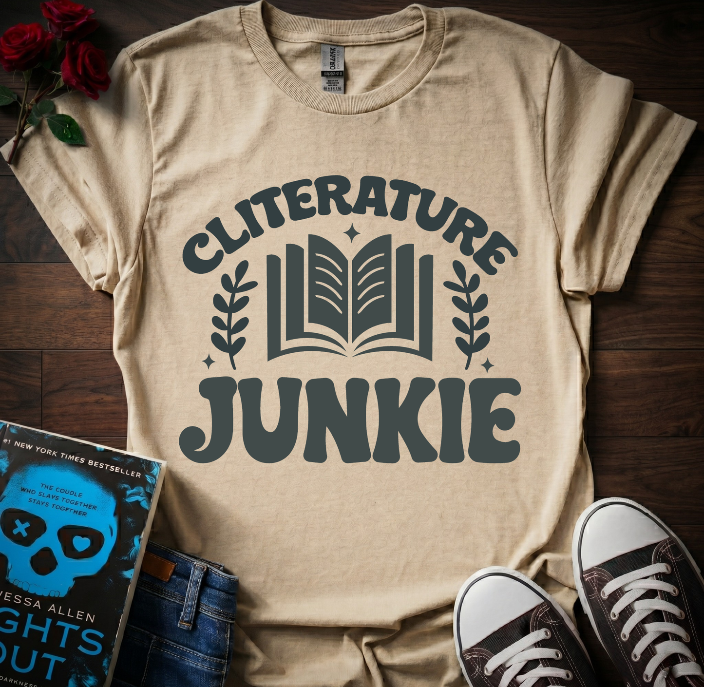 Cliterture Junkie T-Shirt