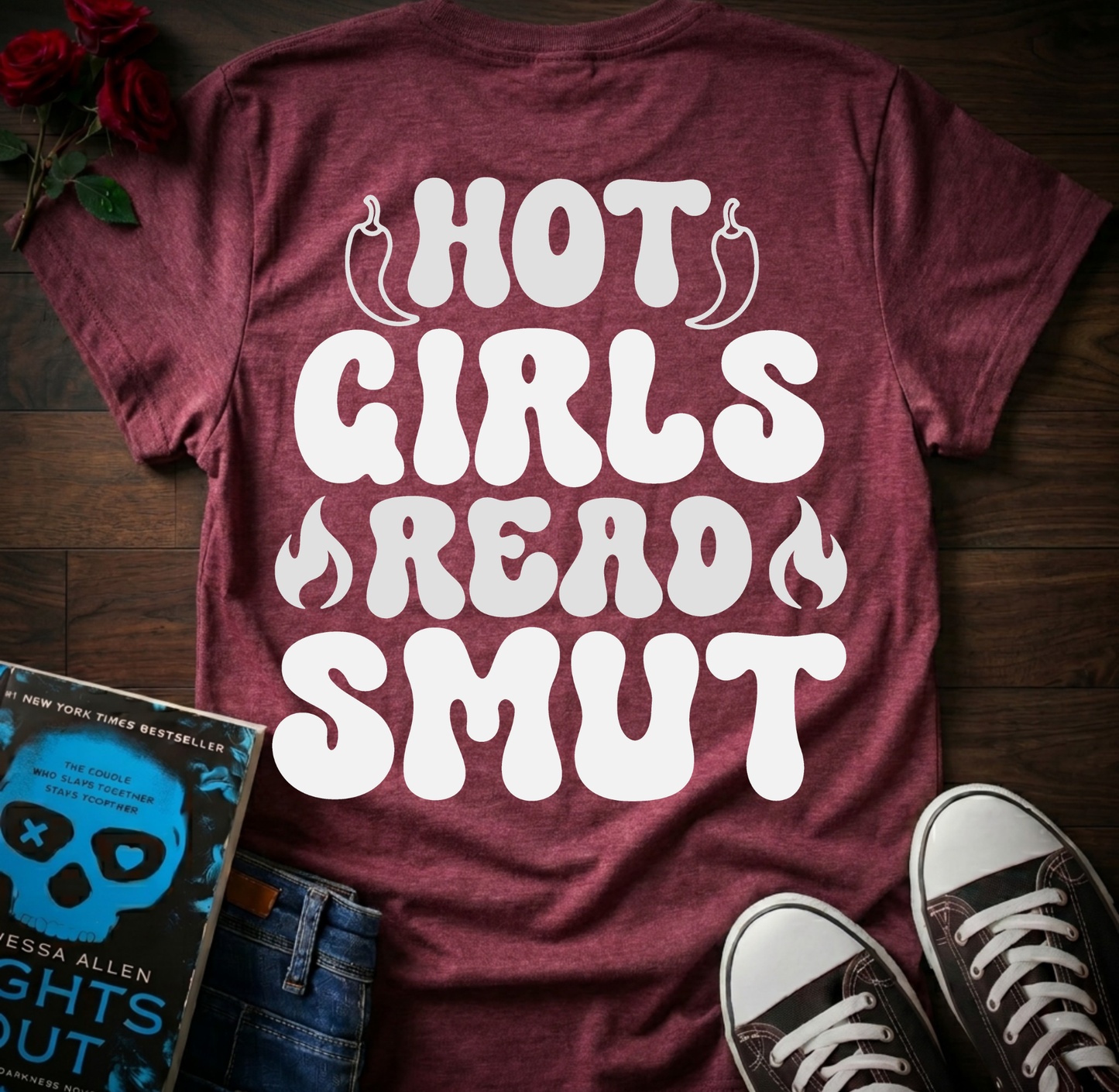 Hot Girls Read Smut (Back Print)