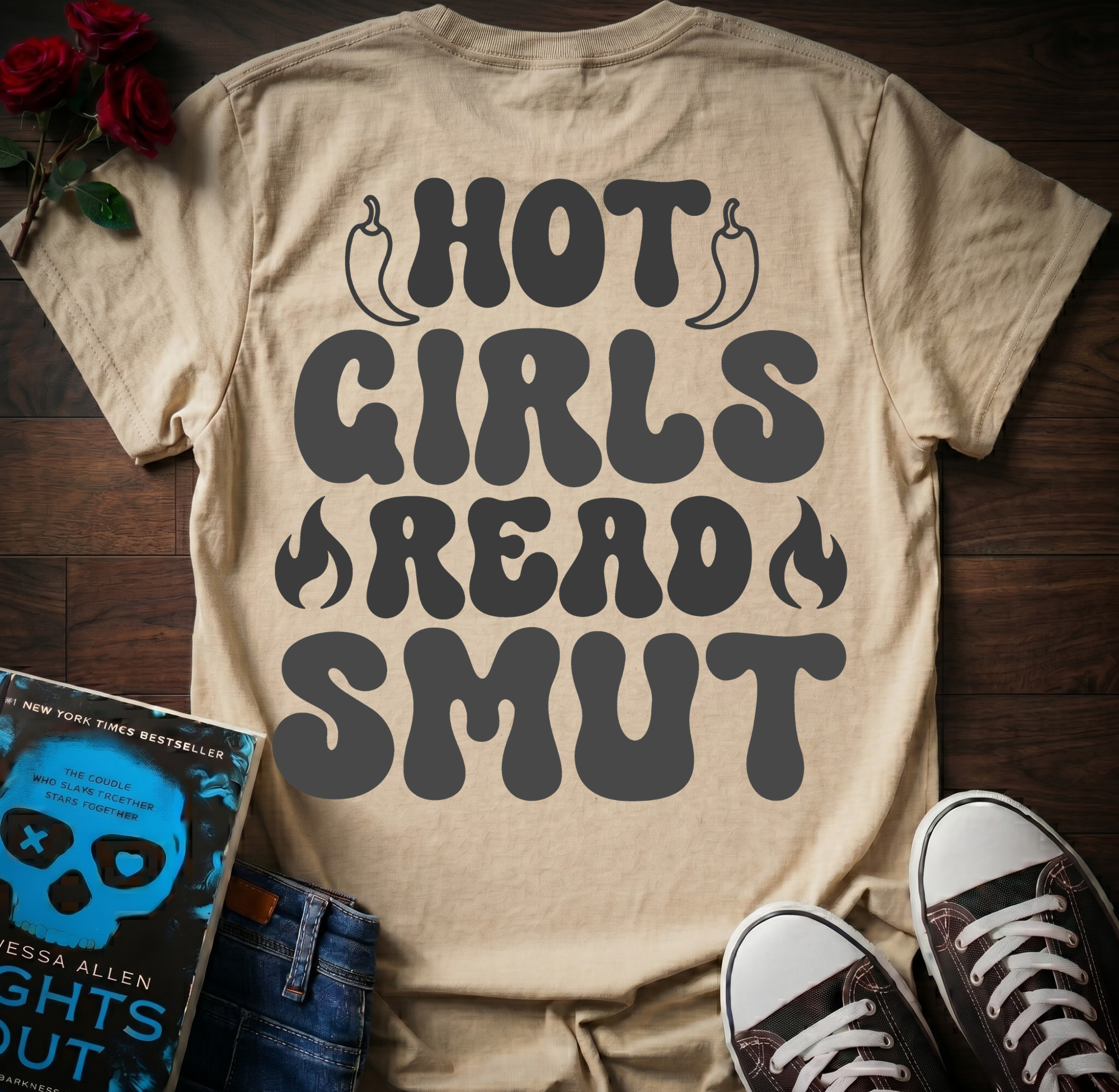 Hot Girls Read Smut (Back Print)