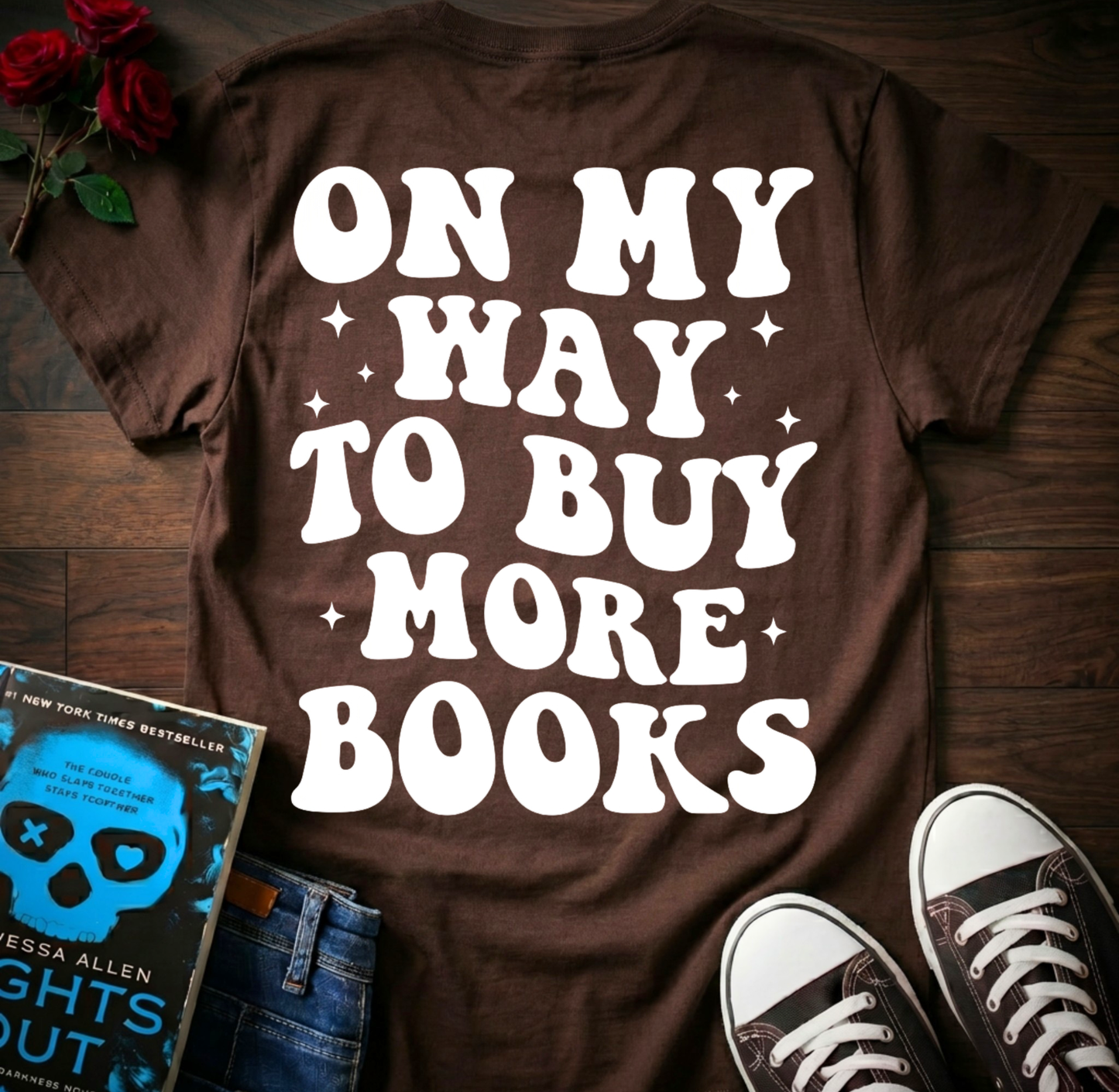 Buying More Books (Back Print)