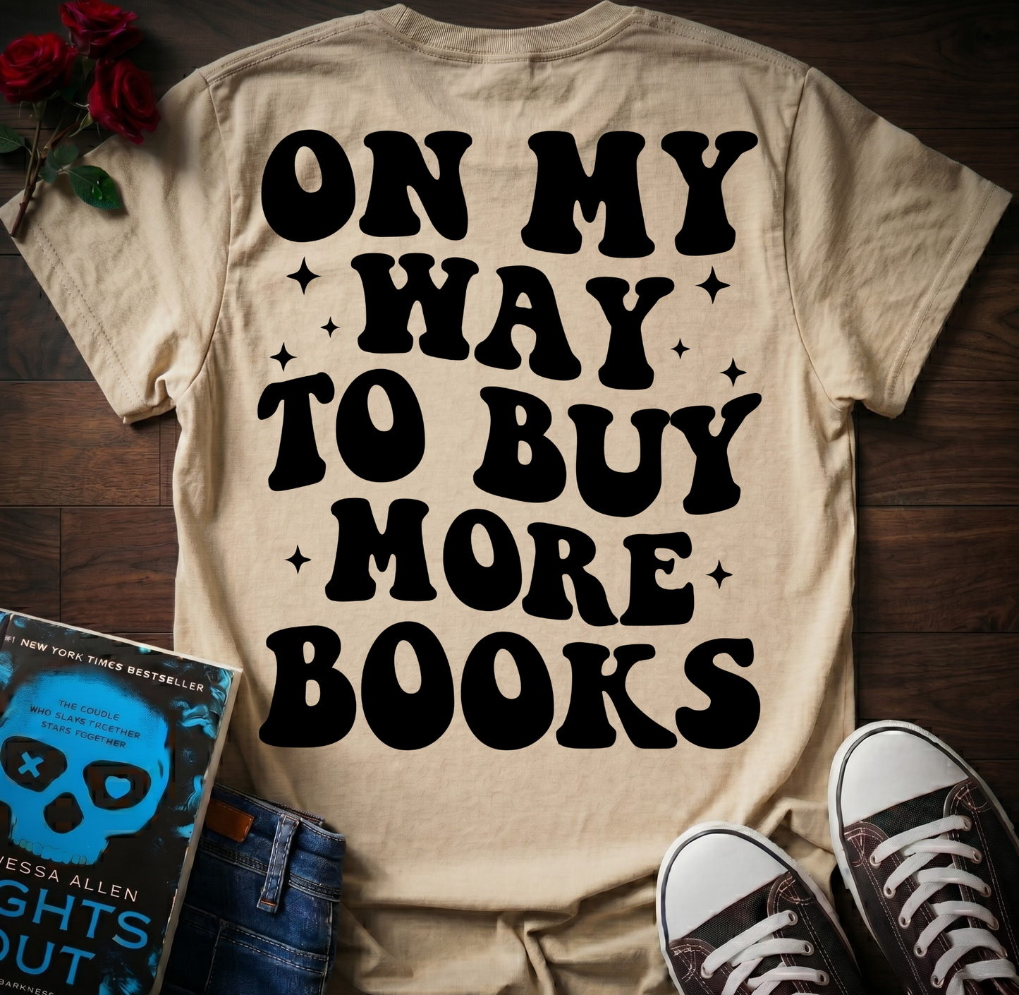 Buying More Books (Back Print)