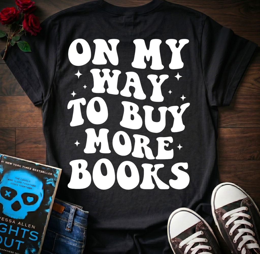 Buying More Books (Back Print)