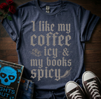 Coffee Icy & Books Spicy T-Shirt