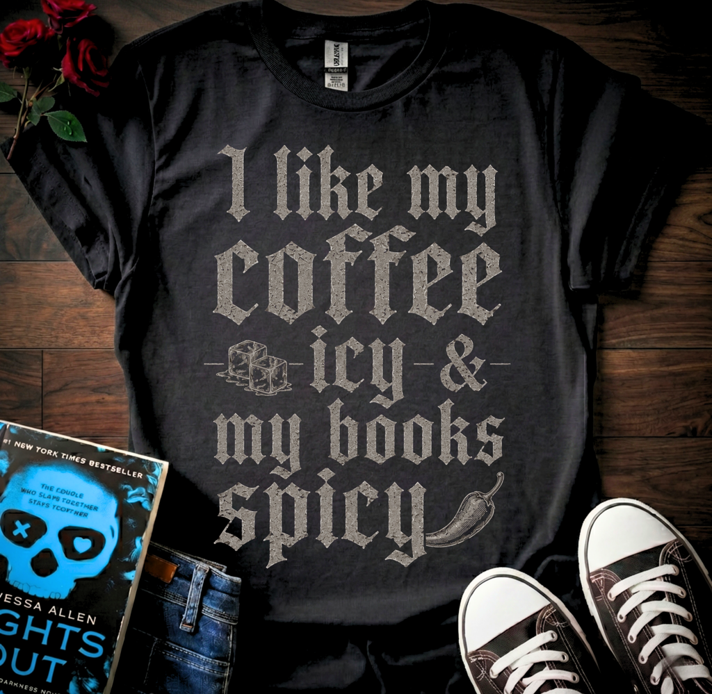 Coffee Icy & Books Spicy T-Shirt