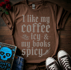 Coffee Icy & Books Spicy T-Shirt