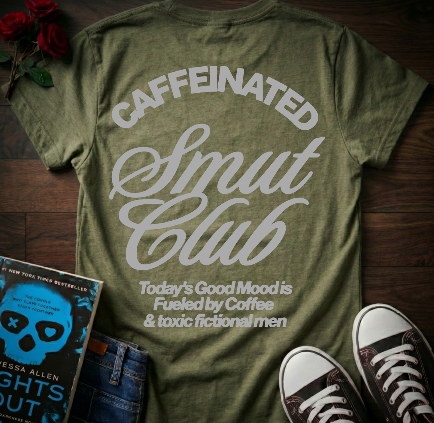 Caffeinated Smut Club (Back Print)