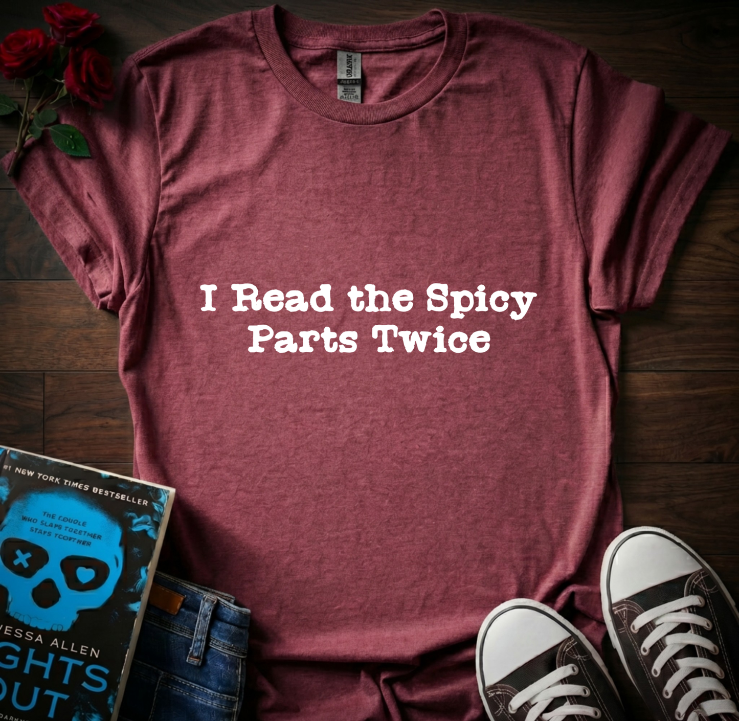 Read Spicy Parts Twice T-Shirt