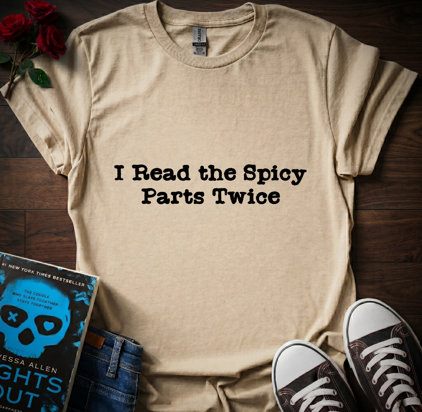 Read Spicy Parts Twice T-Shirt