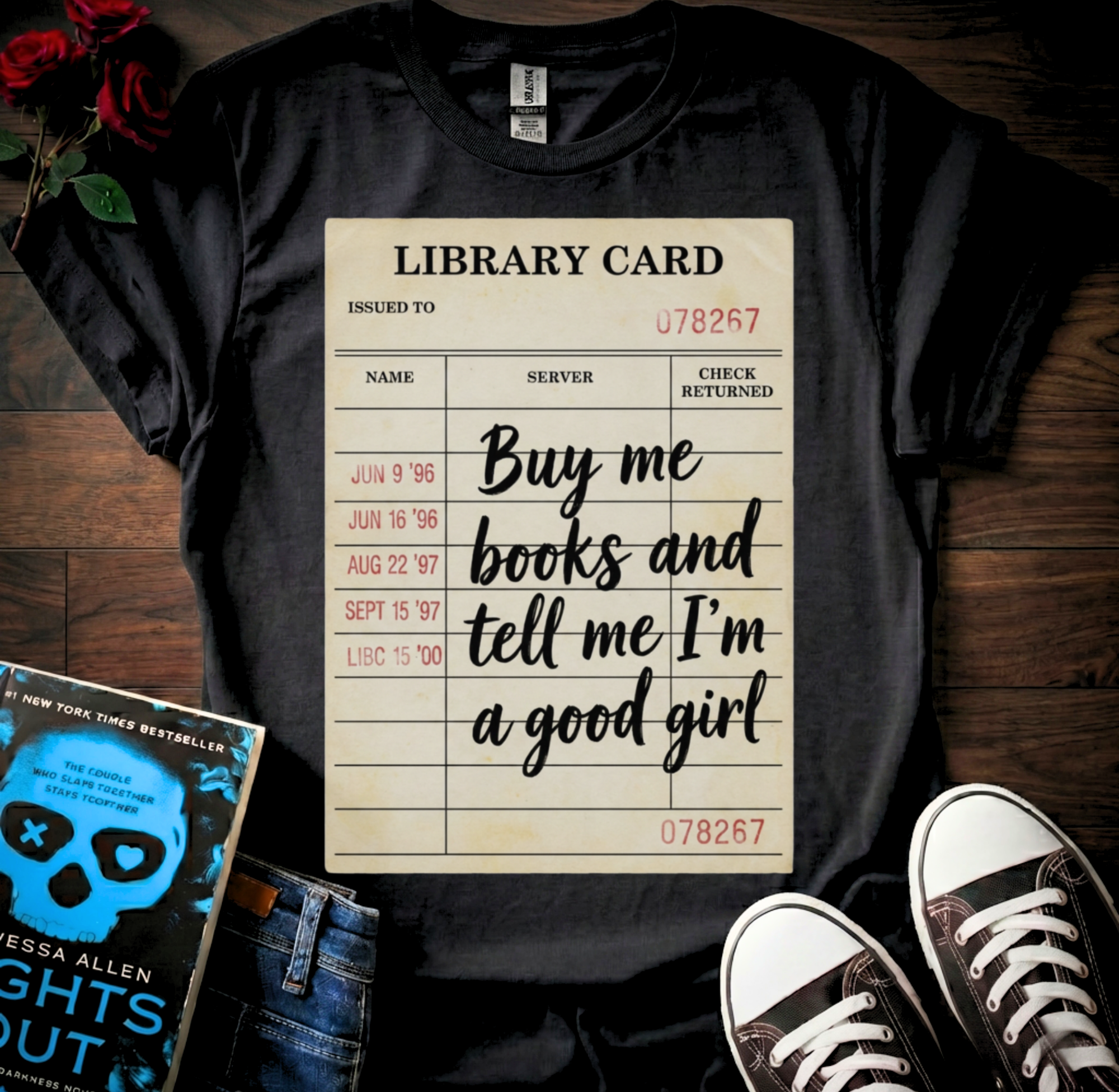 Libary Card (Good Girl) T-Shirt