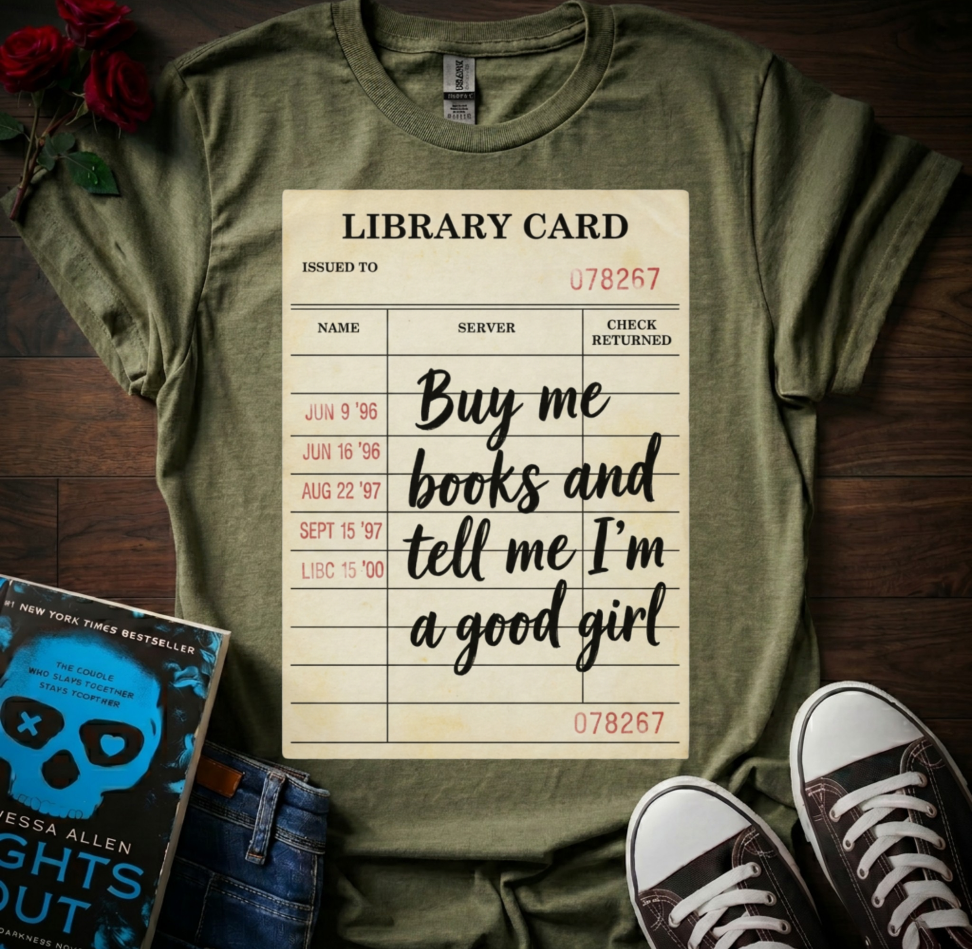 Libary Card (Good Girl) T-Shirt