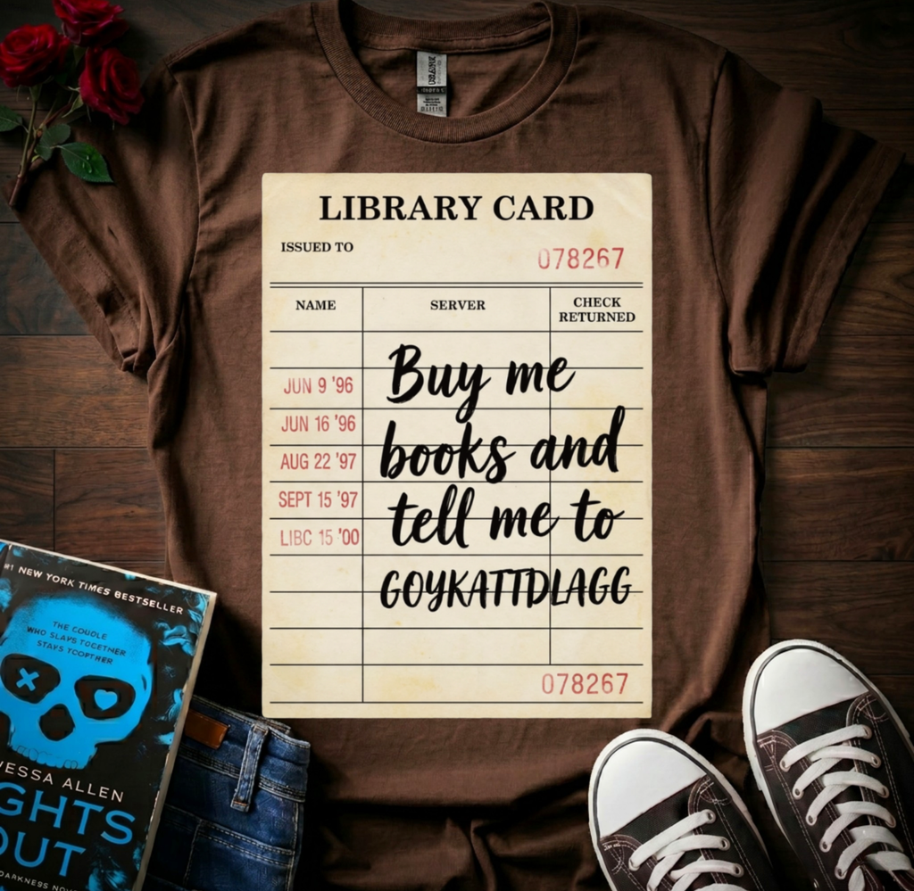 Libary Card (GOYKATTDLAGG) T-Shirt