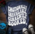 Currently Booked (Back Print)