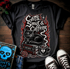 Cats, Smut & Caffeine T-Shirt