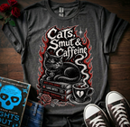 Cats, Smut & Caffeine T-Shirt