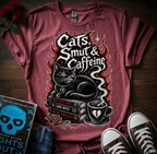 Cats, Smut & Caffeine T-Shirt