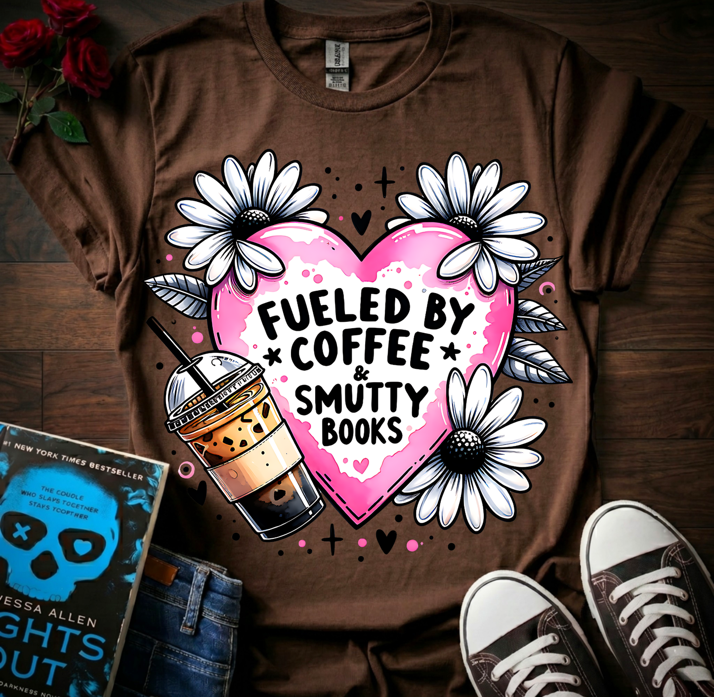 Coffee & Smutty Books T-Shirt