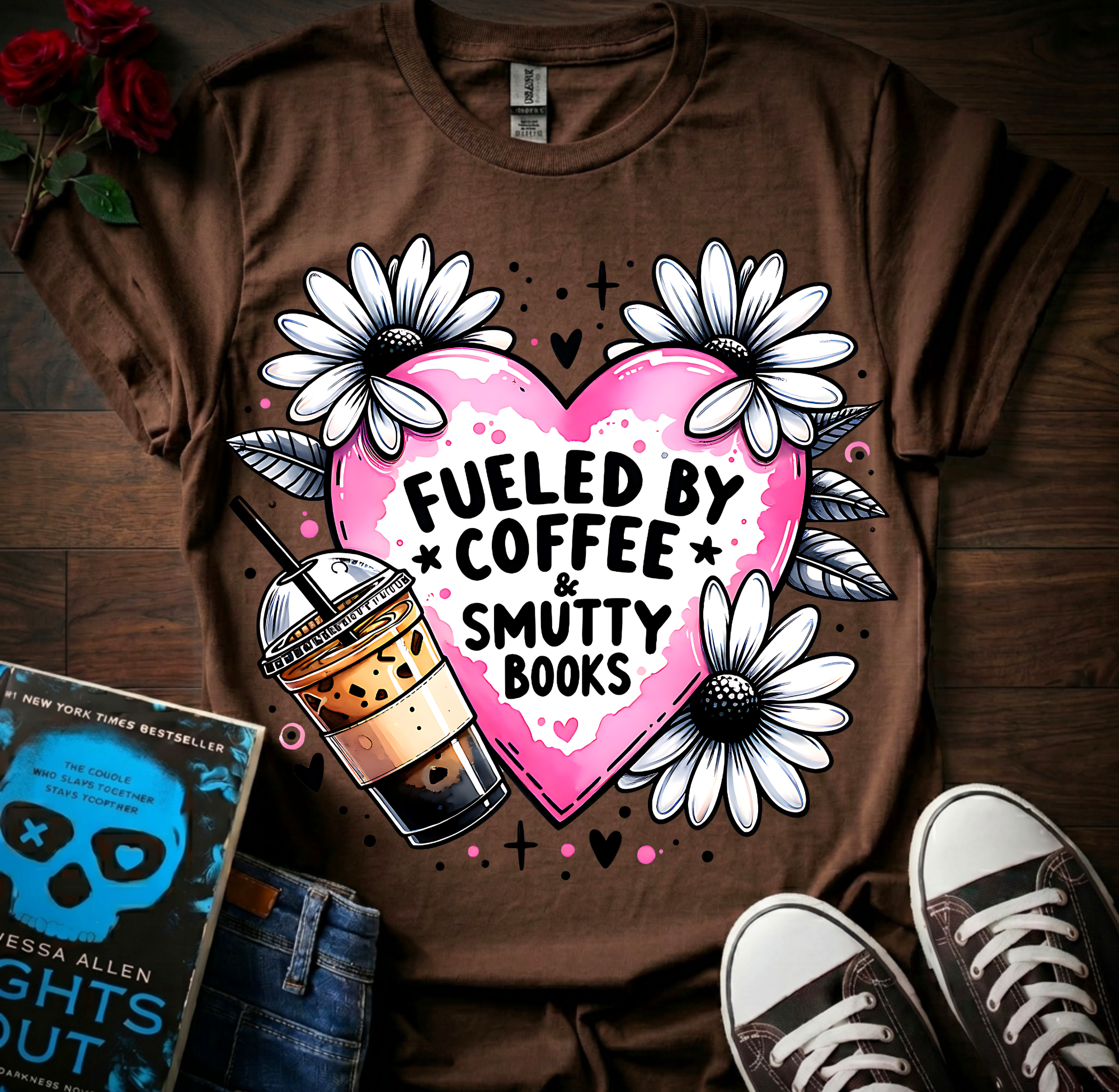 Coffee & Smutty Books T-Shirt