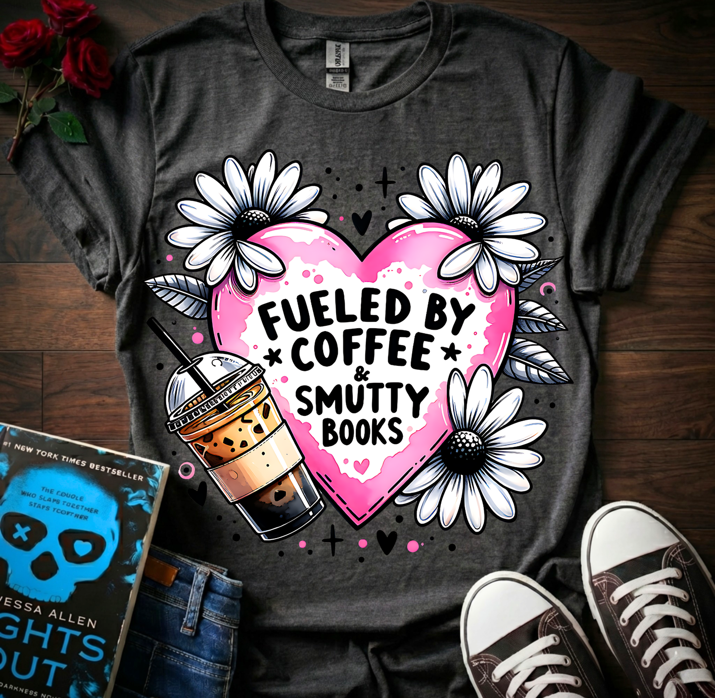 Coffee & Smutty Books T-Shirt